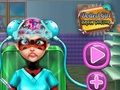 Jeu Docteur en cerveau de fille en pointillé  en ligne