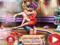 Jeu Fille en pointillés Sauna Flirter  en ligne
