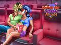 Jeu Fille en pointillé cinéma flirt  en ligne
