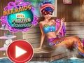 Jeu Sauna réel des meilleures amies des sirènes  en ligne