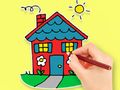 Jeu Livre de coloriage : Maison de rêve  en ligne