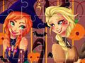 Jeu Puzzle Princesse Halloween  en ligne