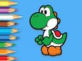 Jeu Livre de coloriage : Yoshi Temps de pêche  en ligne