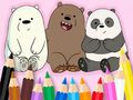 Jeu Livre de coloriage : Nous, les trois ours  en ligne