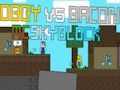 Jeu Obby contre Bacon : MCSkyblock  en ligne