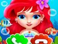Jeu Téléphone bébé princesse sirène  en ligne