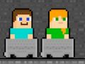 Jeu Alex et Steve Miner à deux joueurs  en ligne