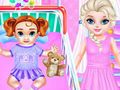 Jeu Journée de soins pour la petite Elsa  en ligne