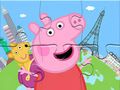 Jeu Puzzle : Peppa voyage autour  en ligne