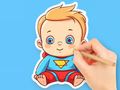 Jeu Livre de coloriage : Super bébé mignon  en ligne