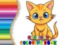 Jeu Livre de coloriage de chat mignon  en ligne
