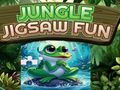 Jeu Puzzle amusant dans la jungle  en ligne