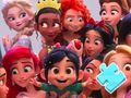 Jeu Puzzle : Photo de famille des princesses Disney  en ligne