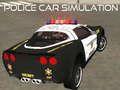 Jeu Simulateur de voiture de police 2020  en ligne
