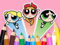 Jeu Livre de coloriage : Les Powerpuff Girls en ligne Jeu Livre de coloriage : Les Powerpuff Girls en ligne