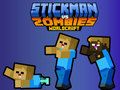 Jeu Stickman contre Zombies WorldCraft  en ligne