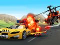 Jeu Course de voitures de combat sur route du chaos  en ligne