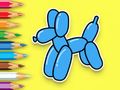 Jeu Livre de coloriage : Chiot ballon  en ligne