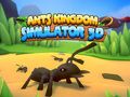 Jeu Fourmis Royaume Simulateur 3D  en ligne
