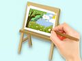 Jeu Livre de coloriage : planche à dessin paysage en ligne Jeu Livre de coloriage : planche à dessin paysage en ligne