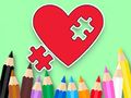 Jeu Livre de coloriage : Puzzle cœur BTS  en ligne