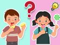 Jeu Quiz pour enfants : quel goût ont-ils ?  en ligne