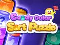Jeu Puzzle de tri des couleurs de bonbons  en ligne
