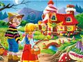 Jeu Puzzle : Maison en pain d'épices  en ligne