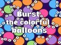 Jeu Faites éclater les ballons colorés  en ligne