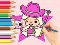 Jeu Livre de coloriage : Le monde de Toca Boca  en ligne