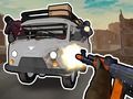 Jeu Poursuite sur route. Pistolets réalistes de tir  en ligne
