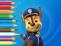 Jeu Livre de coloriage : Paw Patrol Chase  en ligne