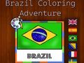 Jeu Aventure à colorier au Brésil  en ligne