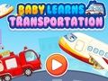 Jeu Bébé apprend le transport  en ligne