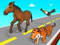Jeu Course de transformation animale  en ligne