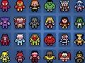 Jeu Images par numéros de super-héros  en ligne