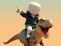 Jeu Stickman. Arène des dinosaures  en ligne