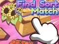 Jeu Rechercher une correspondance de tri  en ligne
