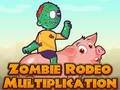 Jeu Multiplication du rodéo zombie  en ligne