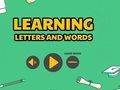 Jeu Apprendre des lettres et des mots  en ligne