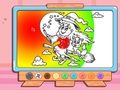 Jeu Livre de coloriage : Halloween petite sorcière  en ligne