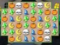Jeu Puzzle Match 3 d'Halloween  en ligne