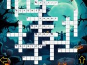 Jeu Mots croisés d'Halloween  en ligne