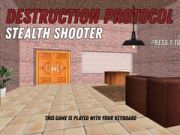 Jeu Protocole de destruction, jeu de tir furtif  en ligne