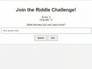 Jeu Défi énigme  en ligne
