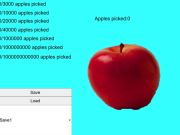 Jeu Cliqueur de pomme rouge  en ligne