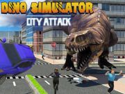 Jeu Attaque de la ville du simulateur Dino  en ligne