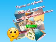 Jeu Les puzzles cubes collectent des images avec des chatons mignons  en ligne