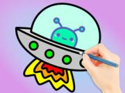 Jeu Livre de coloriage : Galaxy Wander  en ligne