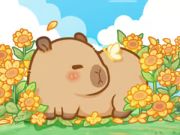 Jeu Puzzle : Capybara dans les tournesols  en ligne